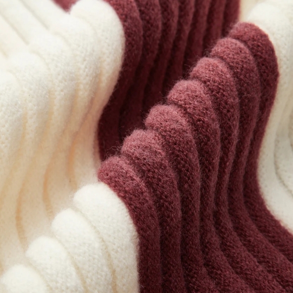 Commense NWTs Ribbed Colorblock Turtleneck Sweater - Picture 8 of 10